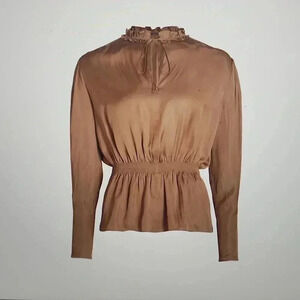ELIE TAHARI SATIN TOP